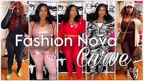 Plus Size Activewear From Fashion Nova Curve | Try On Haul | Matching Sets, Leggings & More!