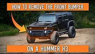 How To Remove The Front Bumper On A Hummer H3