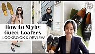 GUCCI JORDAAN LOAFERS STYLING | How to Style, Lookbook + Review