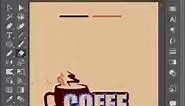Coffee logo in illustrator By Learn Creative 2.0 DM us for custom logo design Coffee logo designer, coffee logos, coffee cafe logo , logo designer, coffee, coffee expert #coffee #coffeelover #coffeelogo #cafelogo #coffeecafelogo #logodesigner #logoexperts | Learn Creative 2.0