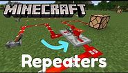 Minecraft Repeater | Redstone Tutorial