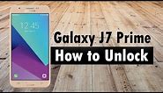 How to Unlock Samsung Galaxy J7 Prime