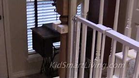 How to Install Baby Gates on Stairway Railing Banisters Without Drilling the Post
