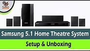 Samsung HT-J5100K/XL 5.1 Channel Home Theatre System Setup.