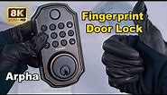 Arpha Fingerprint Door Lock with APP | Unboxing, Installation Testing & Review