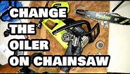 How to Replace Oiler Assembly on a Chainsaw