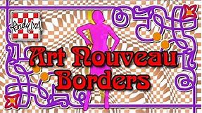 Patterns and borders "Art Nouveau Borders"