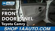 How to Replace Front Door Panel 06-11 Toyota Camry