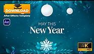 New Year Wishes 2024 | New Year Greetings | After Effects Template
