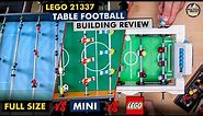 LEGO Ideas 21337 Table Football detailed building review & comparison