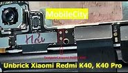 Xiaomi Redmi K40, K40 Pro Redmi Test Point EDL Mode 9008