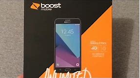 Samsung Galaxy J7 Perx Boost Mobile Unboxing & Quick Look