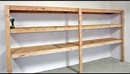 The BEST Garage Shelving - Easy One Person Project #anawhite