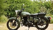 Royal Enfield Bullet Modified Military Green | Classic 350 | Classic 500