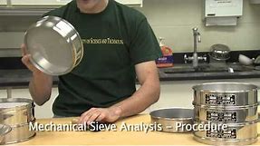 Particle Size Analysis (Sieves and Hydrometer)