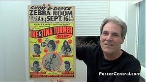 Ike & Tina Turner 1966-68 Concert Posters – Extra Stylized Printing