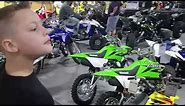 Let's go get his new 2017 kx65 dirt bike!!