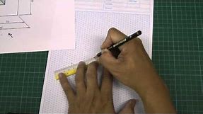 Isometric Drawing using Grid Paper