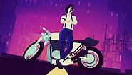 Sayonara Wild Hearts, the neon motorcycle rhythm game, is now on Steam