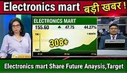 Electronics mart share news,electronic mart stock analysis,electronic mart share latest news,target