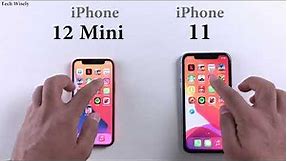 iPhone 12 Mini vs iPhone 11 : Speed Test + Size Comparison + Ram Management