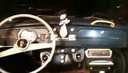 Car Record player by Philips Norelco under the Dash of my 1958 Convertible Volkswagen Beetle