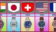Top Wrist Watches From Different Countries