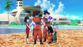 DBZ Battle of Gods: Videl is pregnant and Goku becomes a Super Saiyan God (1080p HD)
