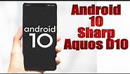 Install Android 10 on Sharp Aquos D10 (LineageOS 17 GSI treble) - How to Guide!
