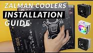 How to Install Zalman CPU Coolers - Bracket Installation Guide