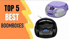 Boomboxes Reviews : Top 5 Best Boomboxes 2021