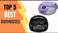 Boomboxes Reviews : Top 5 Best Boomboxes 2021