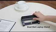 UGREEN Vertical Dual Slot Laptop Stand | Optimize and Organize Your Desktop Space