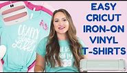 *BEST* Cricut Iron-On T-Shirt Tutorial for Beginners | Step-by-Step Tutorial | Sweet Red Poppy