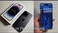 Space Black iPhone 14 Pro 512 GB Unboxing + Accessories + US Mobile eSim Installation