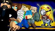 THEY ARE SO SCARY!!! *Minions* MURDER RUN! in MINECRAFT!