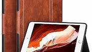 Antbox Case for iPad Mini 5 2019 (5th Generation 7.9 inch) / iPad Mini 4 with Built-in Apple Pencil Holder PU Leather Smart Cover with Auto Sleep/Wake Stand Function (Brown)