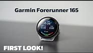 FIRST LOOK! Garmin just announced their new Forerunner 165 GPS Running Smartwatch!