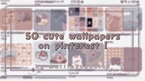 50 cute wallpapers on pinterest! (link on desc)﹆