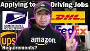 How To Get A Job As A Delivery Driver (FedEx, UPS, Amazon)