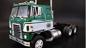 NEW MOLDS! INTERNATIONAL TRANSTAR CO 4070A SEMI TRACTOR 1/25 SCALE MODEL KIT Build Review AMT 1203