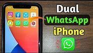 How To Use Dual Whatsapp In iPhone | Dual Whatsapp In iPhone 11