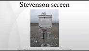 Stevenson screen