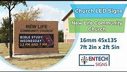 Church LED Signs | Grow Your Congregation! | 16MM Color Sign