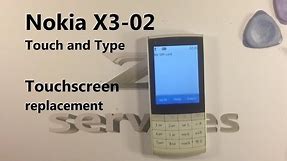 Nokia X3 Touch and Type / X3-02 - How to Change Touch Screen