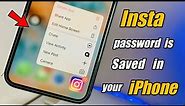 How to see Instagram Password in any iPhone if You Forgot it !! Reset Instagarm Password