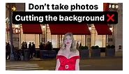 Don’t take photos cutting the background 🚫 . Credit (biabeible) | Photography for women