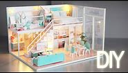 DIY Miniature Dollhouse Kit || Poetic Life - Duplex Apartment - Relaxing Satisfying Video