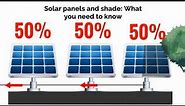 Solar Panels and Shade - What you need to know