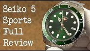 Seiko 5 Sports SRPB93K1 Full Review